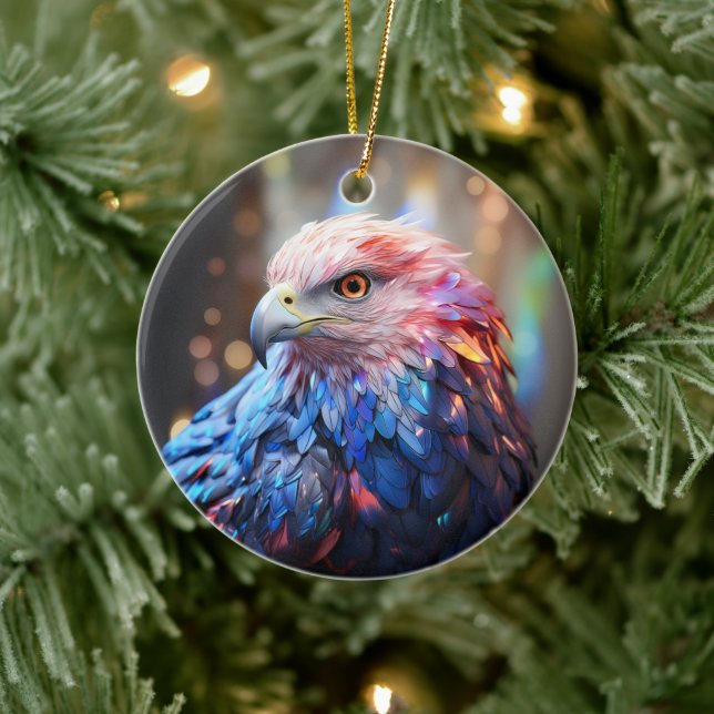 American Dream - Fantastic Eagle Ceramic Tree Decoration (Tree)