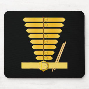 American Drum Major Costume Marching Band Uniform Mouse Pad