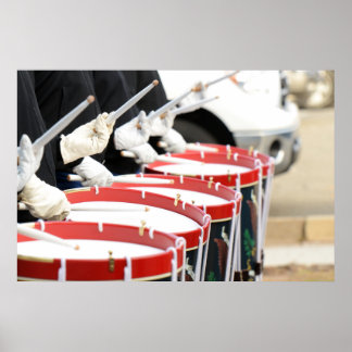 American Drummers USA Colour Photo Wall Poster