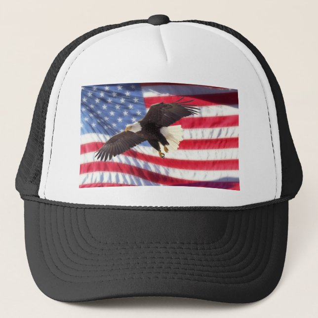 American Eagle and Flag Hat (Front)