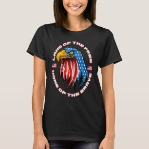 American Eagle Bald Eagle Land Of The Free Home Of T-Shirt
