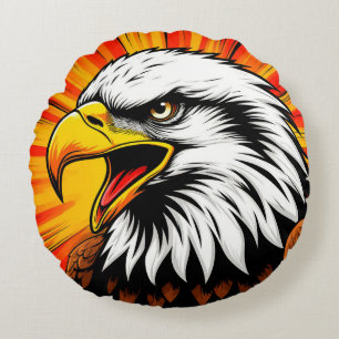 American Eagle Canvas – Freedom Gift Round Cushion