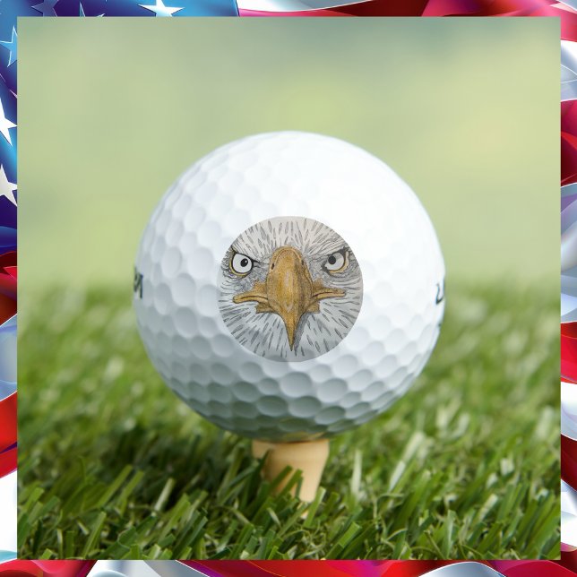 American Eagle Face Golf Ball (Creator Uploaded)