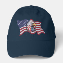 American Eagle Flag Cap
