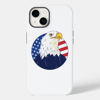American Eagle Flag Case-Mate iPhone 14 Case