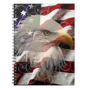 American Eagle Flag Notebook