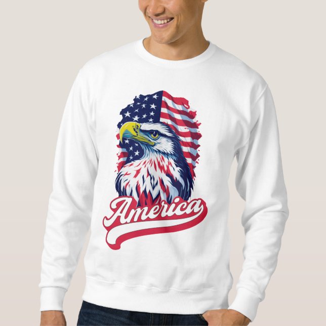 American Eagle Flag Sweatshirt (Front)