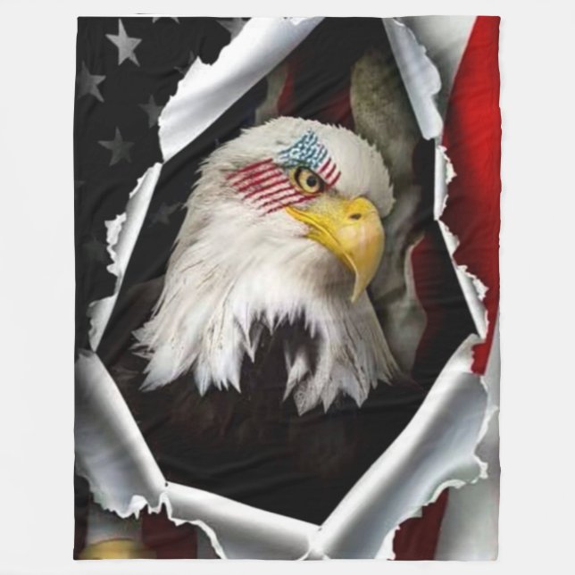 AMERICAN EAGLE FLEECE BLANKET (Front)