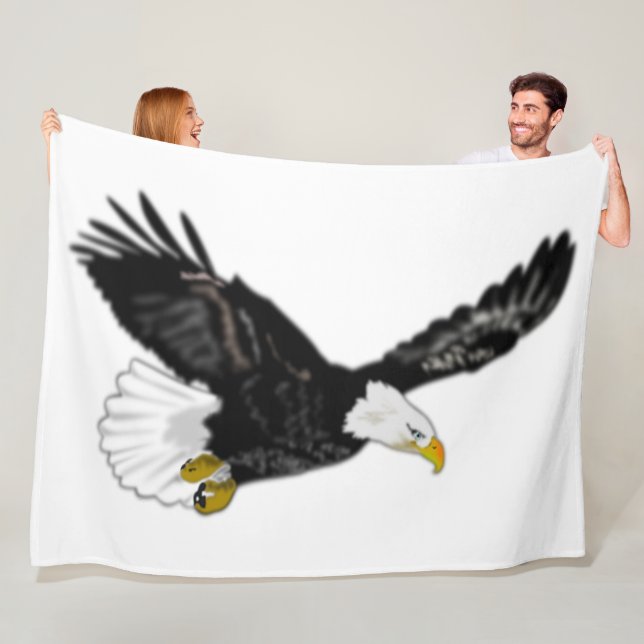 American Eagle Fleece Blanket (In Situ)