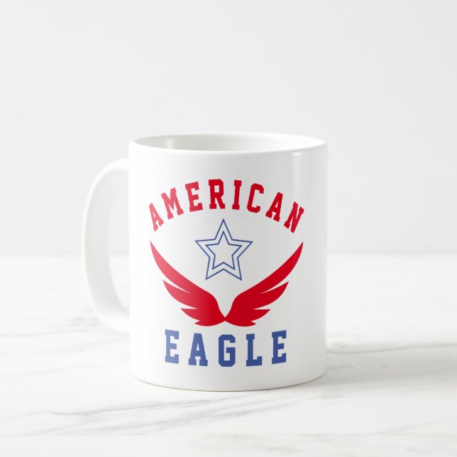 AMERICAN EAGLE - FREEDOM COFFEE MUG (Front Left)