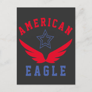 AMERICAN EAGLE - FREEDOM POSTCARD