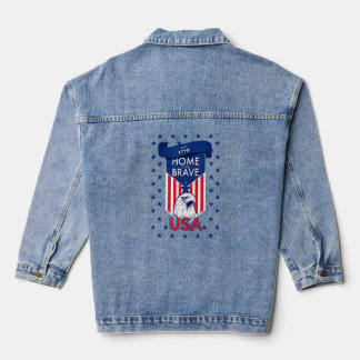 American Eagle Home Of The Brave Denim Jacket