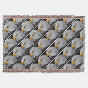 AMERICAN EAGLE - Jean-Louis Glineur Photography Throw Blanket
