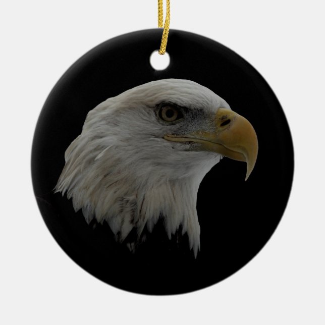 American Eagle Leadership Motivational Ceramic Tree Decoration (Front)