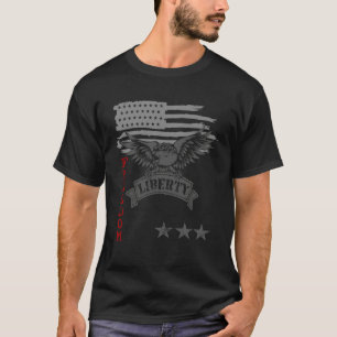 American Eagle Liberty Freedom Patriot Justice For T-Shirt