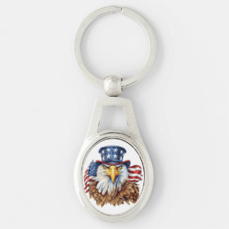 American Eagle Metal Keychain–A Symbol of Strength Key Ring