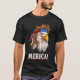 American Eagle Mullet Merica Men Women Fourth Of T-Shirt