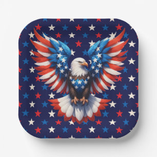 American Eagle Paper Plate