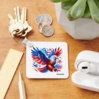 American Eagle Patriotic Design Red White Blue