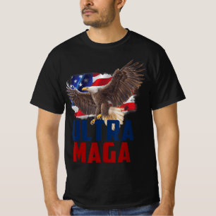 American Eagle Patriotic Fathers Day Ultra MAGA Fl T-Shirt
