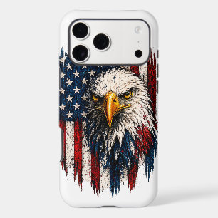 American Eagle Patriotic USA Flag Bald Eagle iPhon