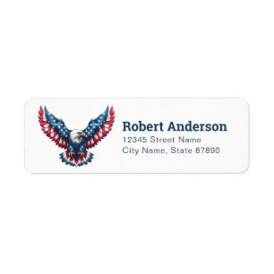 American Eagle Return Address Labels