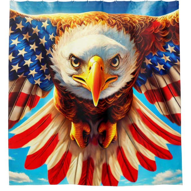 American Eagle Shower Curtain (Front)