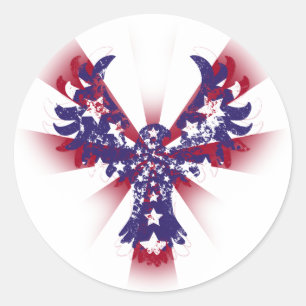 American Eagle Stars & Stripes Classic Round Sticker