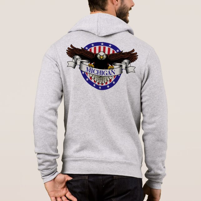 American Eagle State Hoodie (Back)