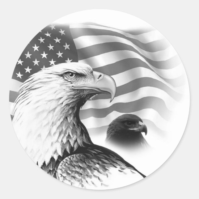 American Eagle Sticker (Front)