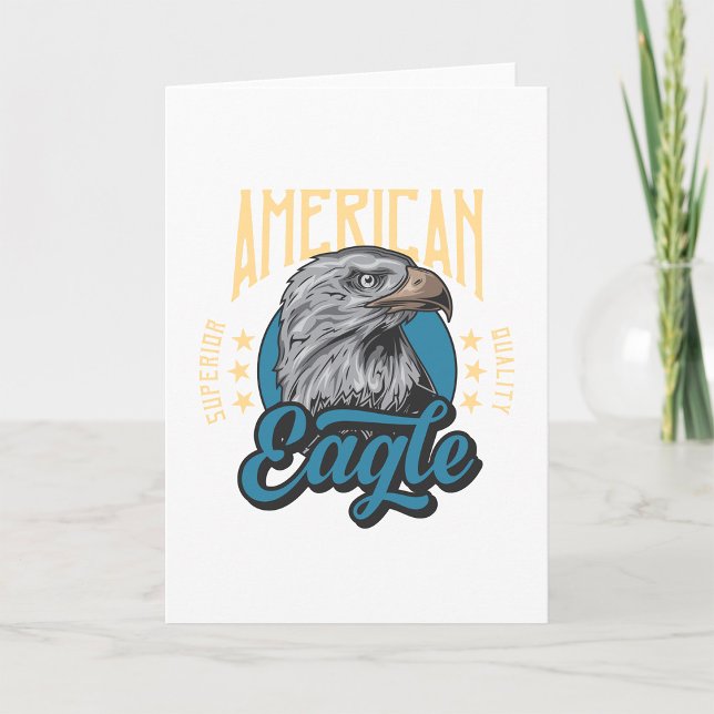 American Eagle Superior Quality Vintage Patriotic  Card (Creator Uploaded)
