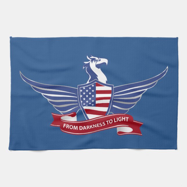 American eagle tea towel (Horizontal)