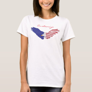 American Eagle Thunder_Cove Patriotic 4th of July T-Shirt