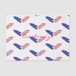 American Eagle Thunder_Cove Patriotic 4th of July Tissue Paper
