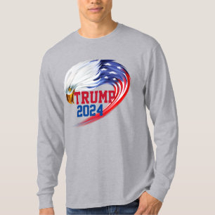 American Eagle Trump 2024 long Sleeve T-Shirt