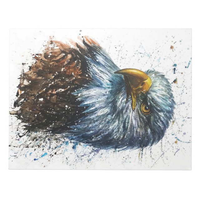 American Eagle Watercolor Notepad (Front)