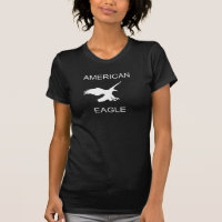 American Eagle White Worded T-Shirts