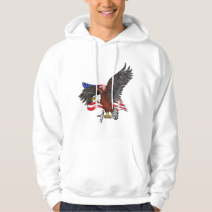 American Eagle with Cross Hoodie