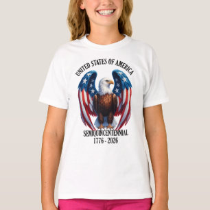 American Eagle with Flag Wings 1776-2026 T-Shirt