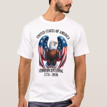 American Eagle with Flag Wings 1776-2026