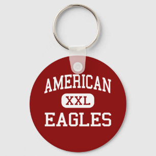 American - Eagles - High - Fremont California Key Ring