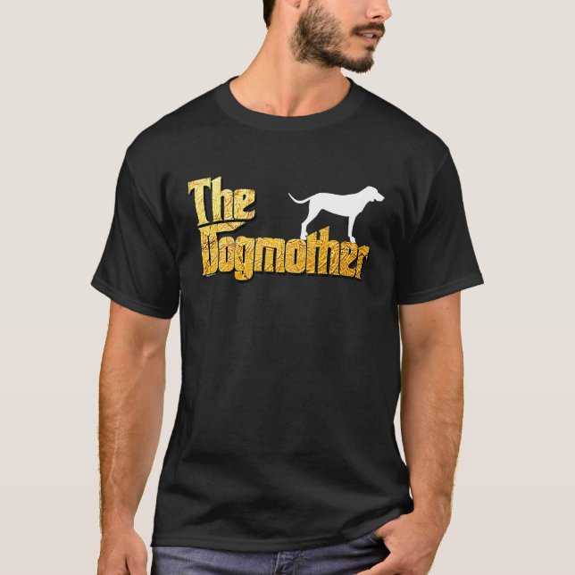 American English Coonhound   Dogmother T-Shirt (Front)