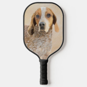 American English Coonhound Painting - Dog Art Pickleball Paddle