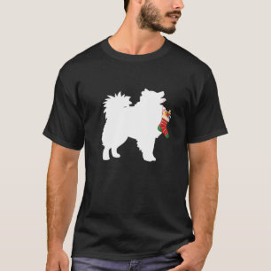 American Eskimo Christmas Stocking Stuffer Dog T-Shirt