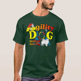 American Eskimo Dog Agility Gifts T-Shirt