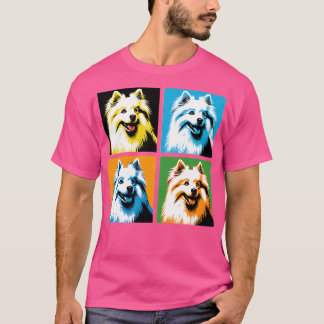 American Eskimo Dog Art Dog Lovers T-Shirt