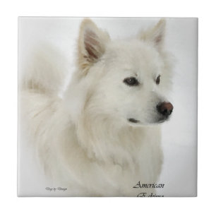 American Eskimo Dog Art Tile