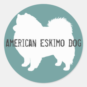 American Eskimo Dog Classic Round Sticker