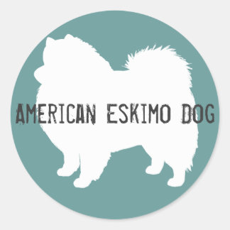 American Eskimo Dog Classic Round Sticker