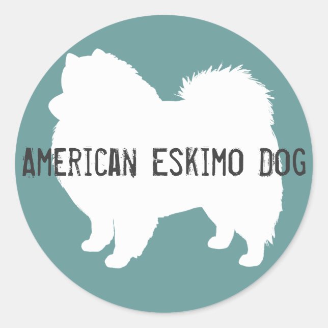 American Eskimo Dog Classic Round Sticker (Front)
